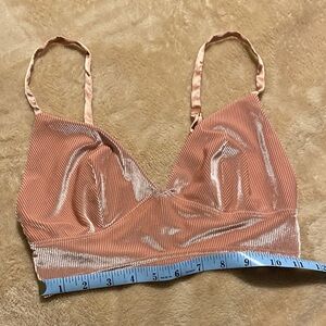 Victoria’s Secret Corduroy Glimmer Bralette Sz S